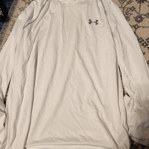 Under Armour Men's Long Sleeve Shirt - White and Gray